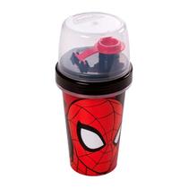 Copo Shake Homem Aranha Com Tampa 320ml Para Água e Suco Infantil Copo Shake Homem Aranha Com Tampa 320ml Para Água e Suco Infantil