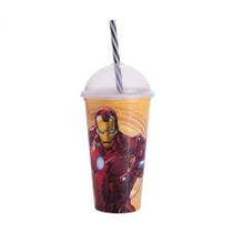 Copo Shake Homem de Ferro 500 ml - Plasutil