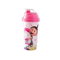 Copo Shakeira de Plastico 580ml Agnes Minions Coqueteleira Infantil