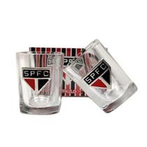 Copo Shot 2 Peças - Time São Paulo Copo Shot 2 Peças - Time São Paulo