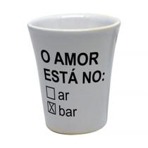 Copo shot dose 50ml de cerâmica para bebida jogo com 4 unidades