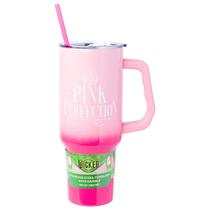 Copo Silver Buffalo Wicked Glinda Pink 1,2 L em aço inoxidável Copo Silver Buffalo Wicked Glinda Pink 1,2 L em aço inoxidável