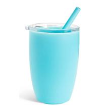 Copo Simple Clean Canudo 296ml +12meses Azul Munchkin Copo Simple Clean Canudo 296ml +12meses Azul Munchkin