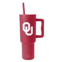 Copo Simple Modern Oklahoma Sooners 1,2L com Alça e Canudo