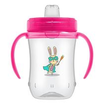 Copo Sippy Cup Dr. Brown's Milestones Soft Spout 270 ml rosa 9 m ou mais