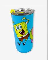 Copo Sky 500Ml c/ Tampa Bob Esponja e Patrick Oficial - Zona Criativa Copo Sky 500Ml c/ Tampa Bob Esponja e Patrick Oficial - Zona Criativa