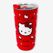 Copo sky 500ml vermelho hello kitty - zona criativa