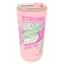 Copo Sky Baby Yoda Star Wars 500ml Inox Parede Dupla