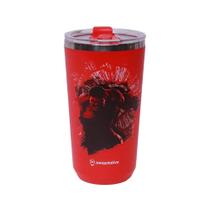 Copo Sky Térmico Inox 500ml Hulk Vermelho Marvel Vingadores Geek Zona Criativa Licenciado Original