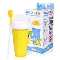 Copo Slushie Maker VOIEOV Frozen Magic Cup 300ml - Amarelo