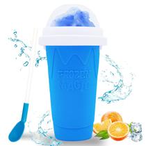 Copo Slushy Maker Hoinvaet Magic Squeeze caseiro de 400 ml azul Copo Slushy Maker Hoinvaet Magic Squeeze caseiro de 400 ml azul