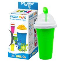 Copo Slushy Maker TIK TOK Frozen Magic com tampas e canudos