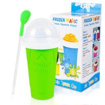 Copo Slushy Maker VOIEOV Frozen Magic Cup 300mL - Verde