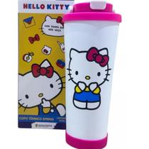 Copo Spring Hello Kitty Com Canudo Zona Criativa Térmico