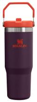 Copo Stanley IceFlow Flip Straw 900 ml de ameixa isolada Copo Stanley IceFlow Flip Straw 900 ml de ameixa isolada