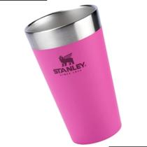 copo Stanley original térmico 473 ml rosa azaleia