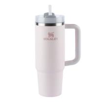 Copo stanley térmico quencher rose quartz em aço inox 887ml 08149-01