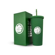Copo Stiff Hulk Marvel Vingadores 710ml Com Canudo Avengers