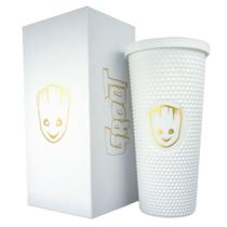 Copo Stiff Marvel Groot 710ml Com Canudo Resistente