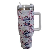 Copo Stitch Garrafa Térmica 1200ml Bebidas Quente e Fria Alta qualidade Copo Stitch Garrafa Térmica 1200ml Bebidas Quente e Fria Alta qualidade