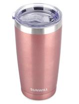 Copo SUNWILL de aço inoxidável 600mL isolado a vácuo