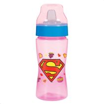 Copo Supergirl Bico Flexível 330 Ml Baby Go Rosa-chiclete