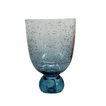 Copo Taça Acrílico Bubble Blue Degradê 360ml