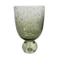 Copo Taça Acrílico Bubble Green Degradê 360ml