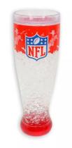 Copo Taça Chopp Pilsner NFL Vermelho Gel Congelante 450ML