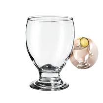 Copo Taça de Água Suco Refrigerante Vidro Transparente Noruega Class Home 250ml