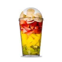 Copo Tampa Bolha 400ML Servir Salada Doces 15,5x8cm Copo Tampa Bolha 400ML Servir Salada Doces 15,5x8cm