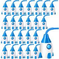 Copo Tanlade Space Rocket Shape com canudo de 330 ml, 24 conjuntos, azul