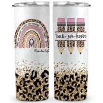 Copo TEEBIM Teacher Appreciation 600 ml em aço inoxidável