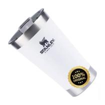 Copo Térm Branco Cerveja C/Tampa Stanley 473ML Copo Térm Branco Cerveja C/Tampa Stanley 473ML
