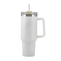 Copo Térmico 1200ml Aço Inox Canudo Tampa Bebidas Quente Fria Copo Térmico 1200ml Aço Inox Canudo Tampa Bebidas Quente Fria