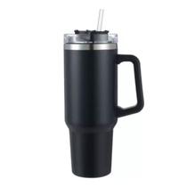 Copo Térmico 1200ml Aço Inox Canudo Tampa Bebidas Quente Fria