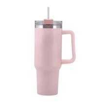 Copo Térmico 1200ml Aço Inox Canudo Tampa Bebidas Quente Fria