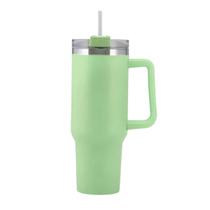 Copo Térmico 1200ml Aço Inox Canudo Tampa Bebidas Quente Fria