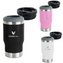 Copo Térmico 3 em 1 Inox Chacal 420ml - Lançamento Copo Térmico 3 em 1 Inox Chacal 420ml - Lançamento