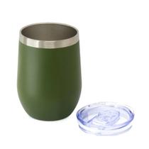 Copo Térmico 350ml Inox com Tampa Seu Café Sempre Quentinho!