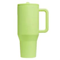 Copo Térmico 40oz com Alça Canudo - Garrafa de água - Aço inoxidável