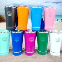 Copo Térmico 420ml c/ Caixa Som Bluetooth Aço Inox