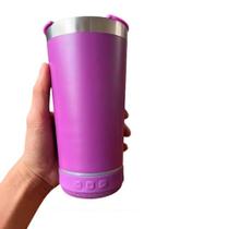 Copo Termico 420ml Caixa Som Bluetooth Tampa Abridor Cerveja - Aqqua