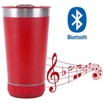Copo Térmico 420ml Caixa Som Bluetooth Tampa Abridor Cerveja Linha Premium