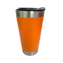 Copo Termico 473 Ml Aço Inox C/ Tampa E Abridor Para Cerveja