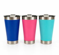 Copo Térmico 473 ml INOX Bebidas Quentes e Geladas