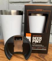 Copo Térmico 473ml Inox Quente e Gelado com Tampa e Abridor para Cerveja, Vinho, Chimarrão, Tererê