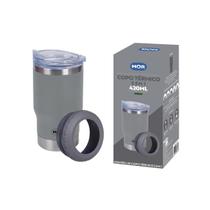 Copo Térmico 5 Em 1 Mor 420ml Cor: Cinza Copo Térmico 5 Em 1 Mor 420ml Cor: Cinza