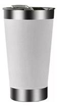 Copo Termico 500ml Aço Inox C/ Tampa E Abridor Beer Pint Oz Copo Termico 500ml Aço Inox C/ Tampa E Abridor Beer Pint Oz
