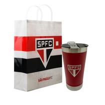 Copo Térmico 500Ml c/ Abridor e Sacola Presente São Paulo Copo Térmico 500Ml c/ Abridor e Sacola Presente São Paulo